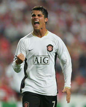 Cristiano Ronaldo, Manchester (Jubel)