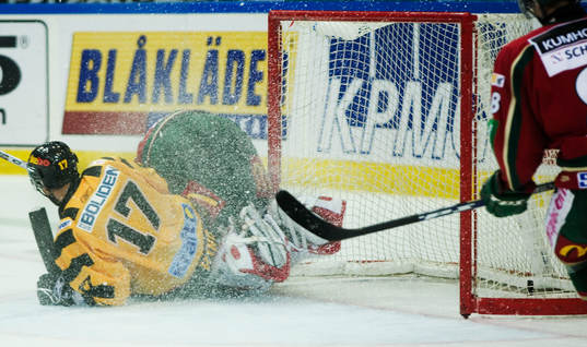 Jason King, Skellefteå och Tommy Salo, målvakt, Frölunda