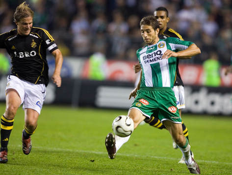 Daniel Tjernström, AIK och Sebastian Eguren, Hammarby