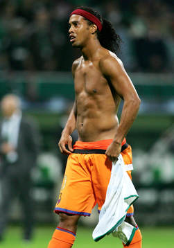Ronaldinho, Barcelona, bar överkropp
