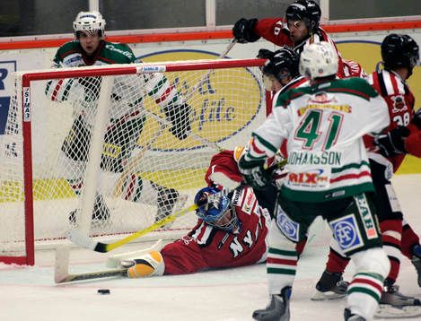 Rögle BK - Nybro Vikings IF: Martin Johansson, Rögle,