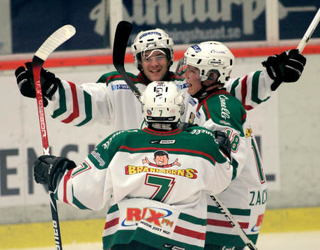 Rögle BK - Nybro Vikings IF: Pär Albrandt och Bödker