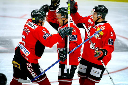 Johan Björk, Mikael Wahlberg och Jan Öberg, Malmö jubel