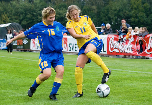 Louise Fors, Hammarby, skojar med Anastassiya Sautkina