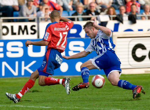 Henrik Larsson och Dennis Jonsson