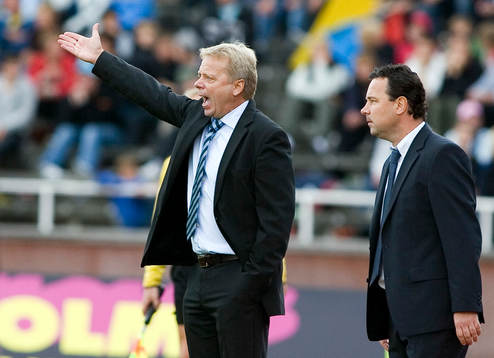 Anders Grönhagen, tränare och Stefan Rehn, assisterande