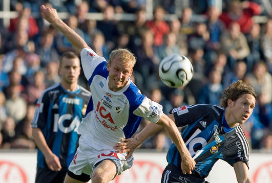 Andreas Johansson, Halmstad och Andrej Komac, Djurgården