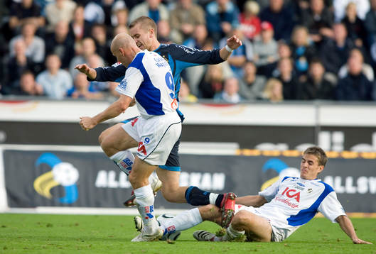 Magnus Svensson, Halmstad och Kari Arnason, Djurgården