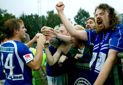 Trelleborg tillbaka till Allsvenskan. Fansen var galna av