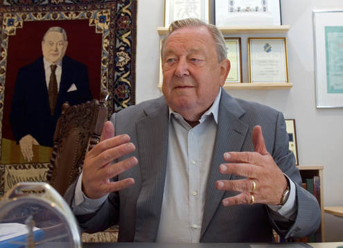 Lennart Johansson, president, UEFA