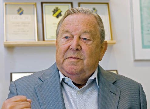 Lennart Johansson, president, UEFA
