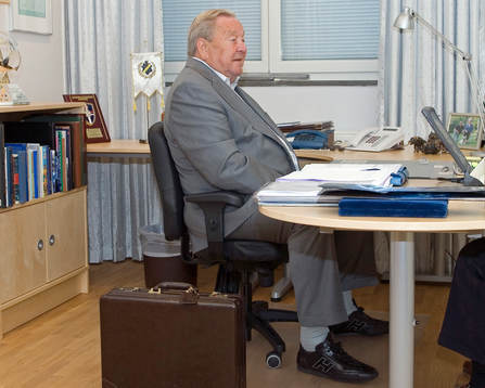 Lennart Johansson, president, UEFA
