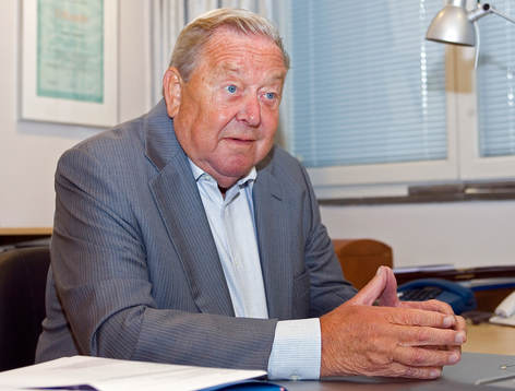 Lennart Johansson, president, UEFA