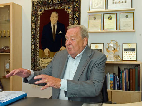 Lennart Johansson, president, UEFA