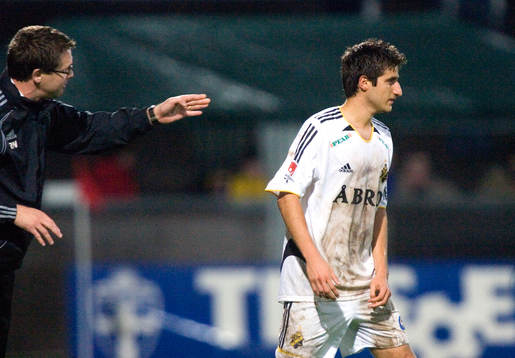 Gabriel Özkan och Rikard Norling, tränare