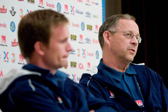 Tobias Linderoth och Lars Lagerbäck, Förbundskapten