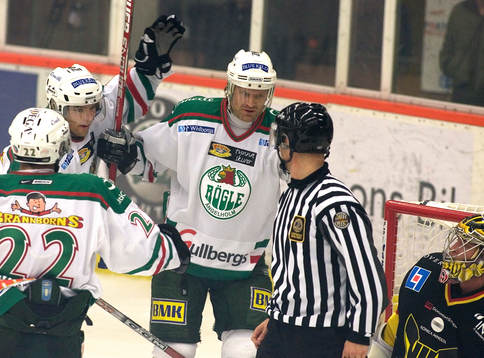 Ishockey. Allsvenskan. Rögle - Västerås. Mikael Gath,