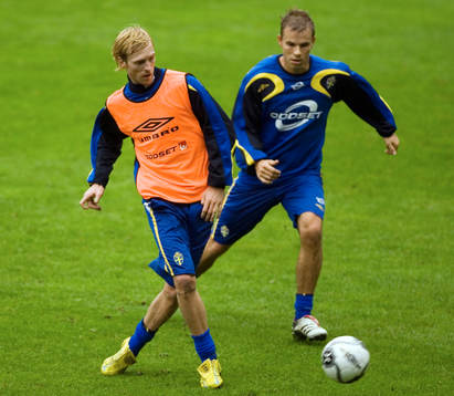 Christian Wilhelmsson och Niclas Alexandersson, Sverige