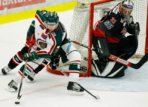 Tom Kallio, Frölunda och Gustaf Wesslau, (målvakt) Malmö