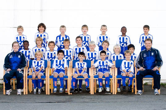 IFK Göteborg P99 - 00. Bak fr.v. Josepg Berger, Gabriel