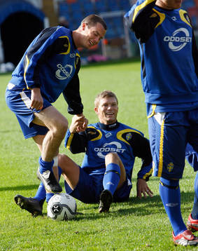 Marcus Allbäck och Daniel Andersson