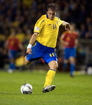 Johan Elmander, Sverige gjorde 1-0