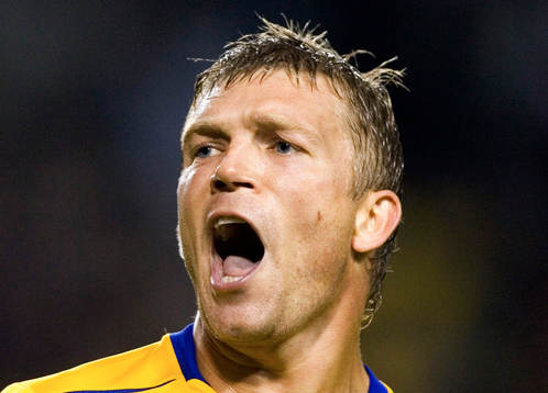 Marcus Allbäck, Sverige, jubel