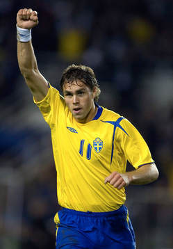 Johan Elmander, Sverige. Jubel