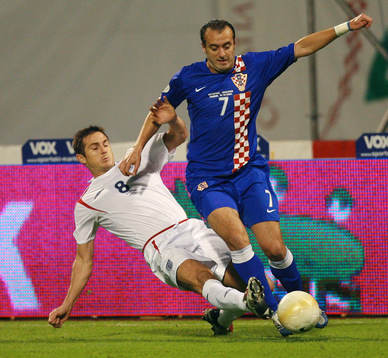 Frank Lampard, England och Milan Rapaic, Kroatien