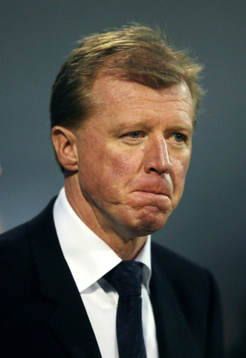 Steve McClaren, förbundskapten, England. Depp