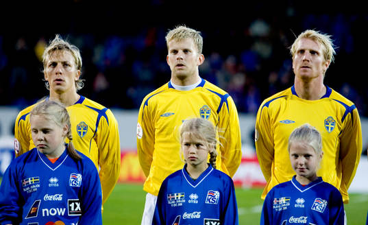 Erik Edman, Mikael Antonsson, Petter Hansson, backar, back