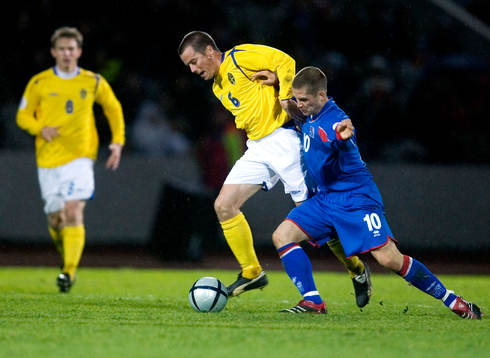 Daniel Andersson, Sverige och Johannes Gudjonsson, Island