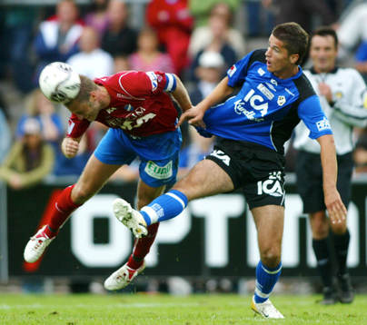 Ajsel Kujovic, Halmstad och Fredrik Gustafsson, Öster