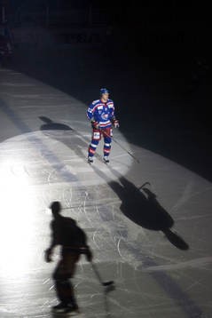 Patrik Rönnqvist. Entré, spelarpresentation