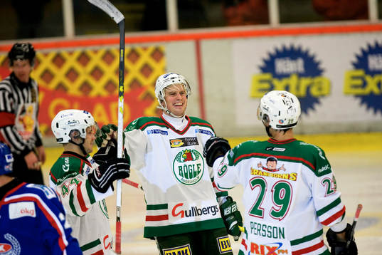 Martin Johansson, Rögle, jubel, glädje
