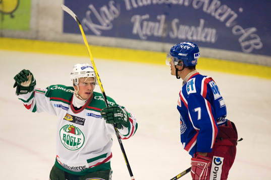 Rögle jubel, Emil Ekblad, Oskarshamn, depp