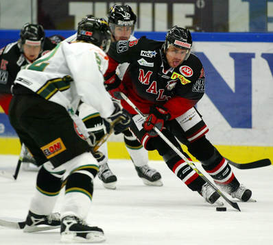 Malmö - Färjestad: Andrej Nedorsten, Malmö