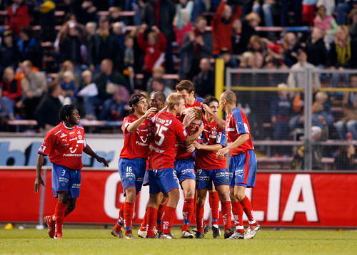 Fredrik Björck, Helsingborg och Henrik Larsson jubel