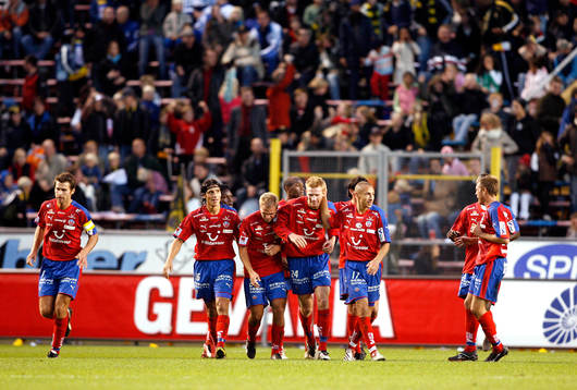 Fredrik Björck, Helsingborg och Henrik Larsson jubel