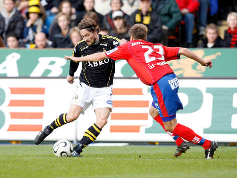 Mats Rubarth, AIK och Erik Wahlstedt, Helsingborg