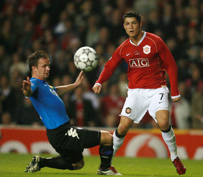 Fotboll, UEFA Champions League, Manchester United v FC