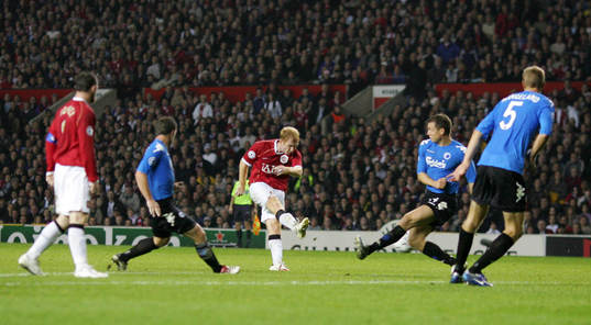 Fotboll, UEFA Champions League, Manchester United v FC