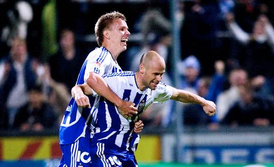 Pontus Wernblom och Thomas Olsson, Göteborg jublar