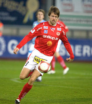 Fotboll. Svenska Cupen. Kalmar - Gefle. Joachim Lantz