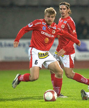 Fotboll. Svenska Cupen. Kalmar - Gefle. Mikael Eklund