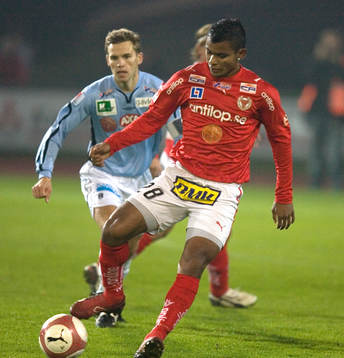 Fotboll. Svenska Cupen. Kalmar - Gefle. Ari da Silva