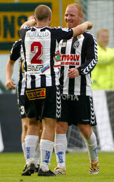 Jörgen Pettersson, jubel, Johan Norell, Landskrona