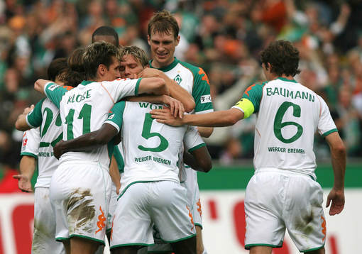 Fotboll, Tysk, Bundesliga. SV Werder Bremen - Bayern