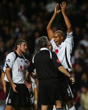 Zat Knight, Franck Queudrue och Michael Brown, Fulham