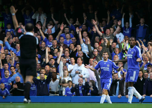 Andriy Shevchenko, Didier Drogba, Chelsea blir avblåsta